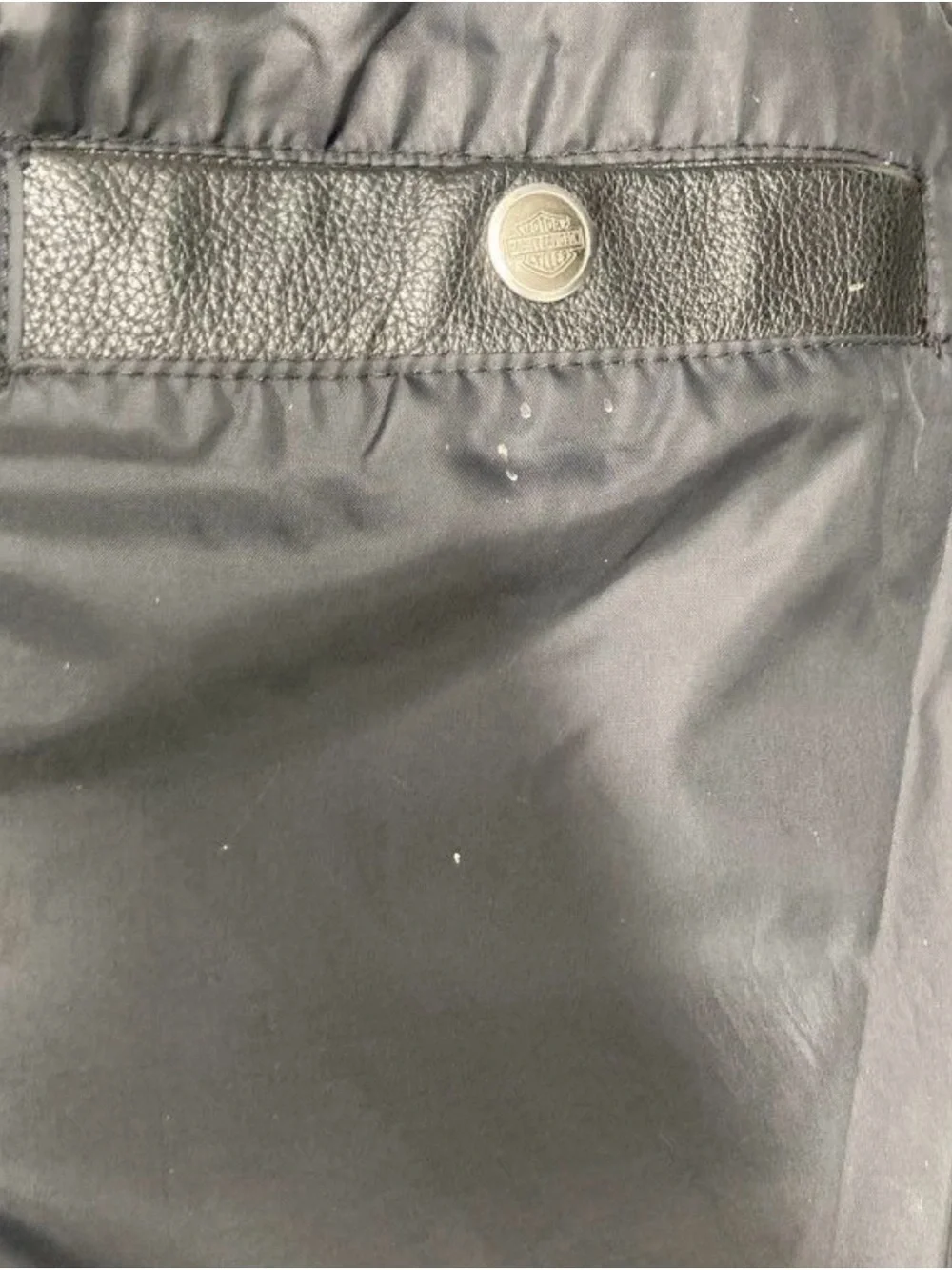 Vintage Harley-Davidson genuine leather biker vest